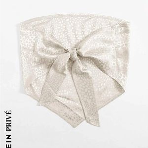 shein cross back tank top beige satin